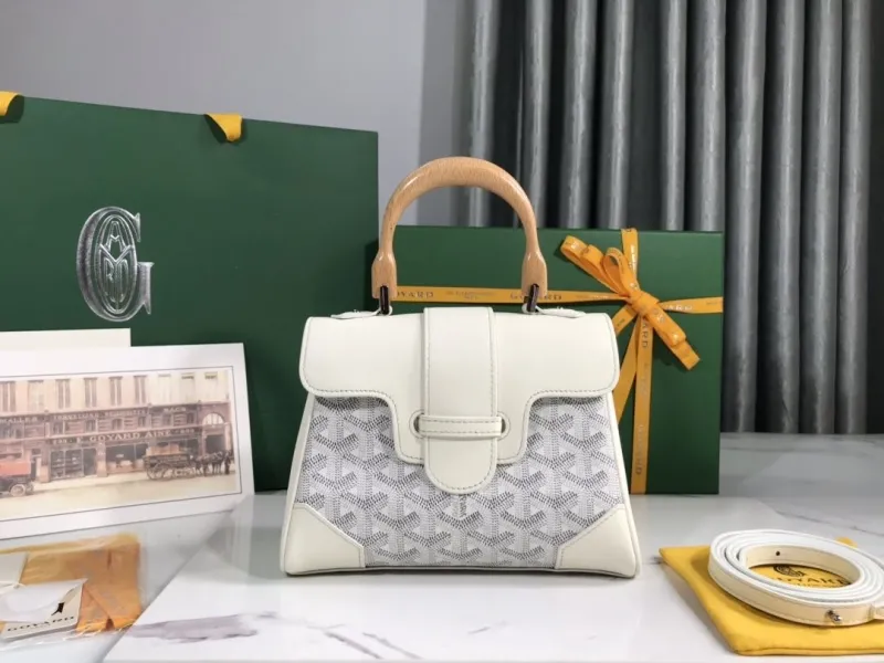 Goyard White Top Handle Bag 143