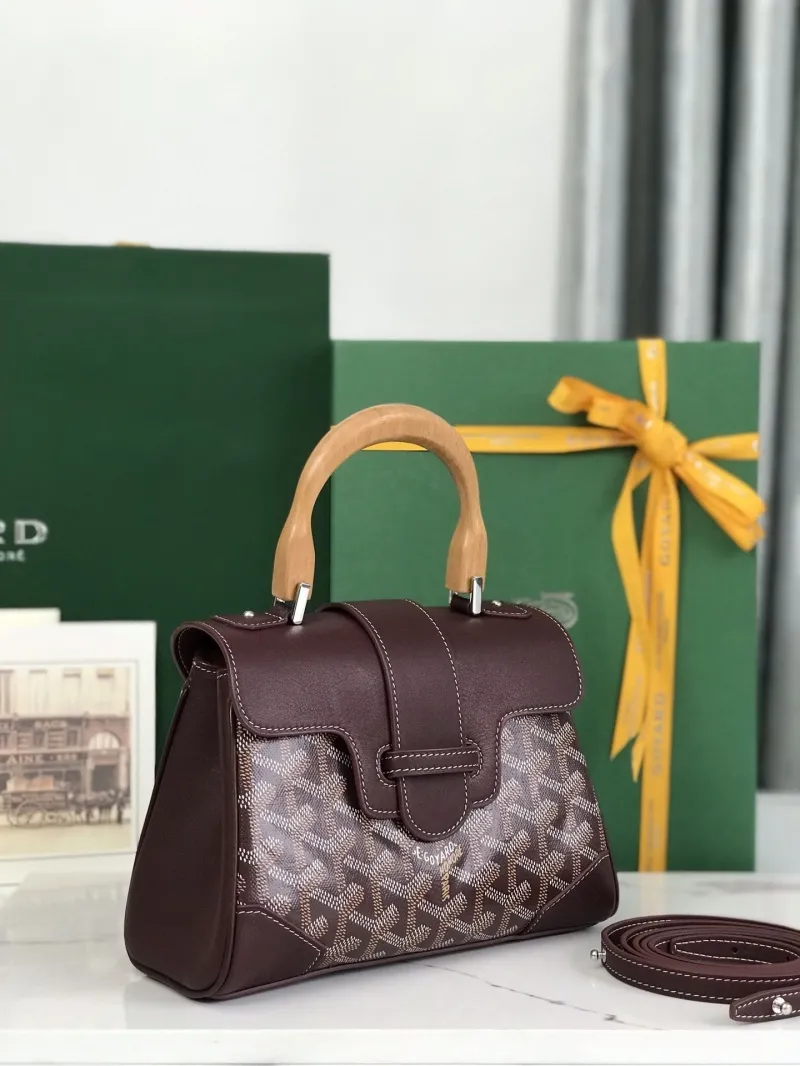 Alternative view of Goyard Brown Top Handle Handbag