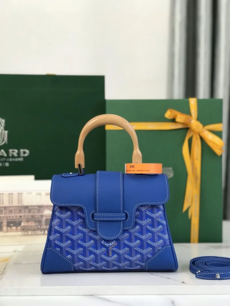 Goyard Blue Top Handle Bag 148