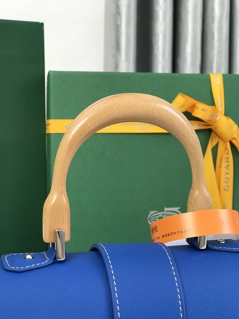 Goyard Blue Top Handle Bag 148 - Image 7