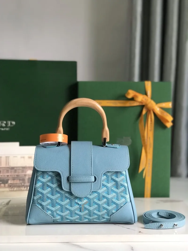 Goyard Light Blue Top Handle Bag 149