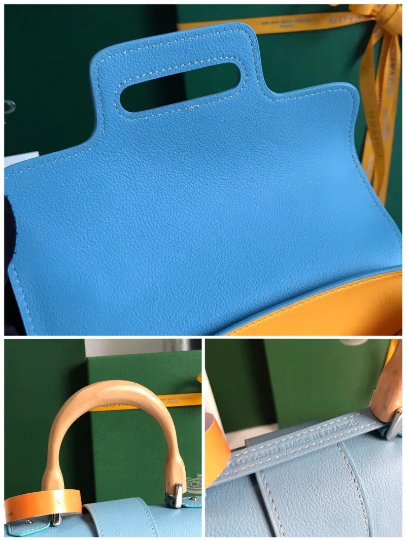 Goyard Light Blue Top Handle Bag 149 - Image 9