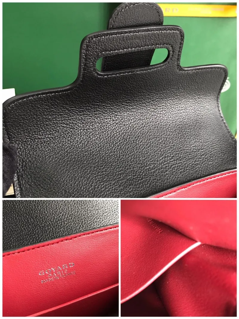 Goyard Black Top Handle Handbag - Image 9