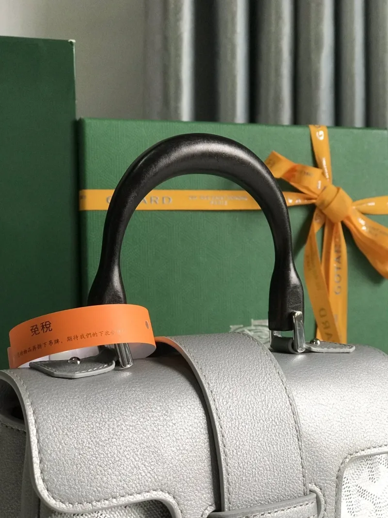 Goyard Silver Top Handle Bag 152 - Image 4