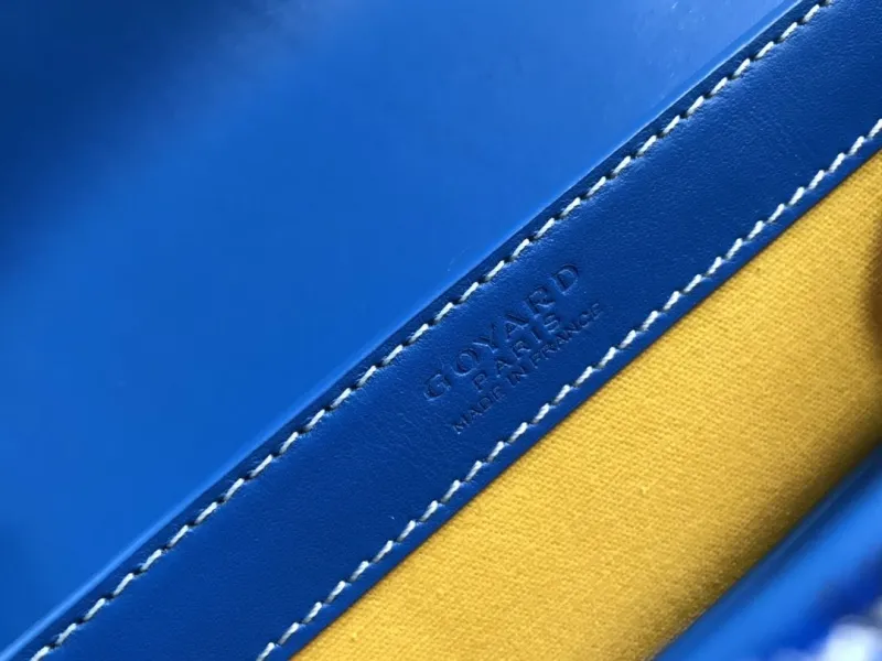 Goyard Blue Top Handle Bag 158 - Image 8