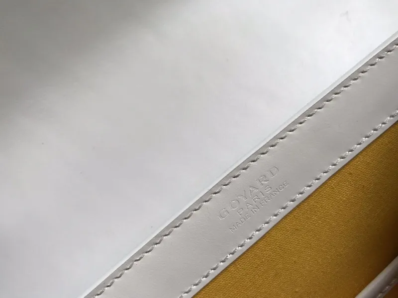 Goyard White Top Handle Bag 162 - Image 8