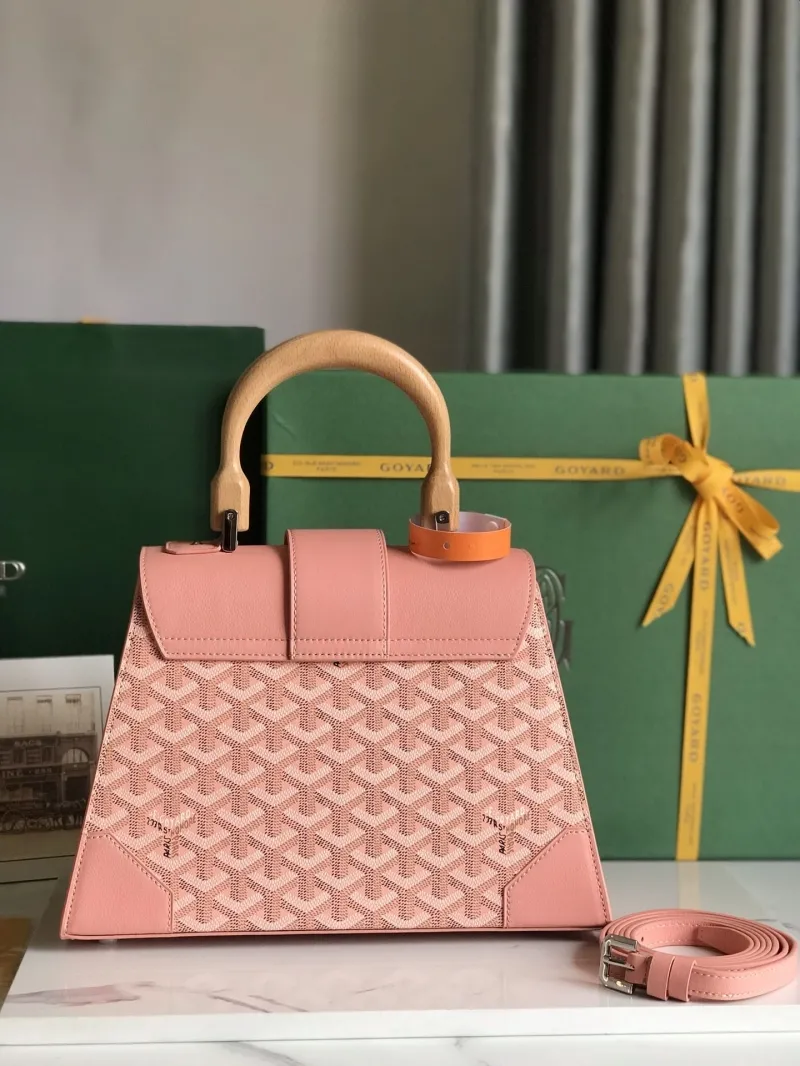 Goyard Pink Top Handle Shoulder Bag 164 - Image 3