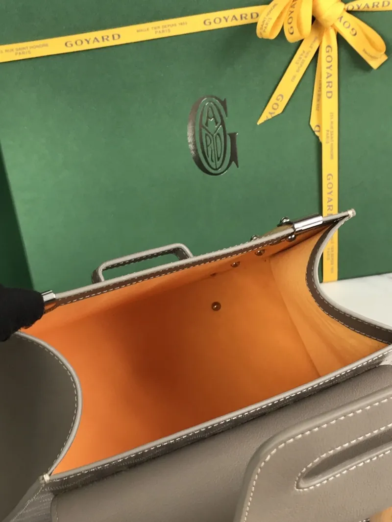 Goyard Gray Top Handle Bag 165 - Image 8