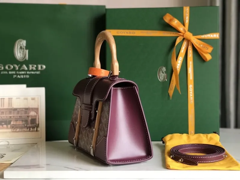 Alternative view of Goyard Burgundy Top Handle Handbag
