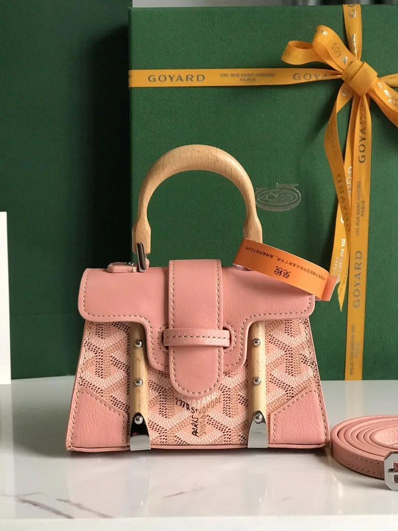 Goyard Pink Mini Top Handle Bag 182