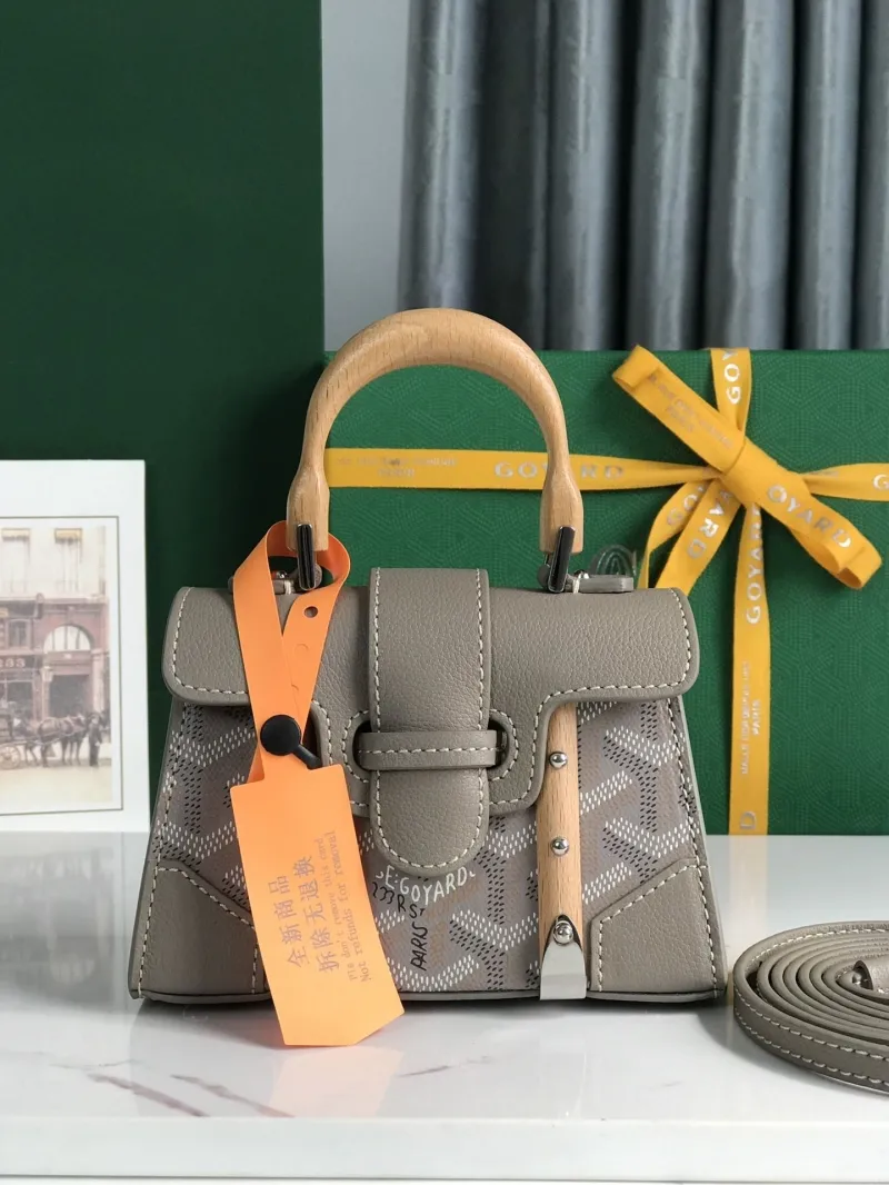 Goyard Gray Mini Top Handle Bag 183