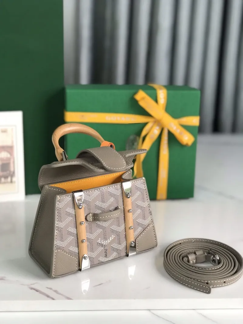 Goyard Gray Mini Top Handle Bag 183 - Image 4