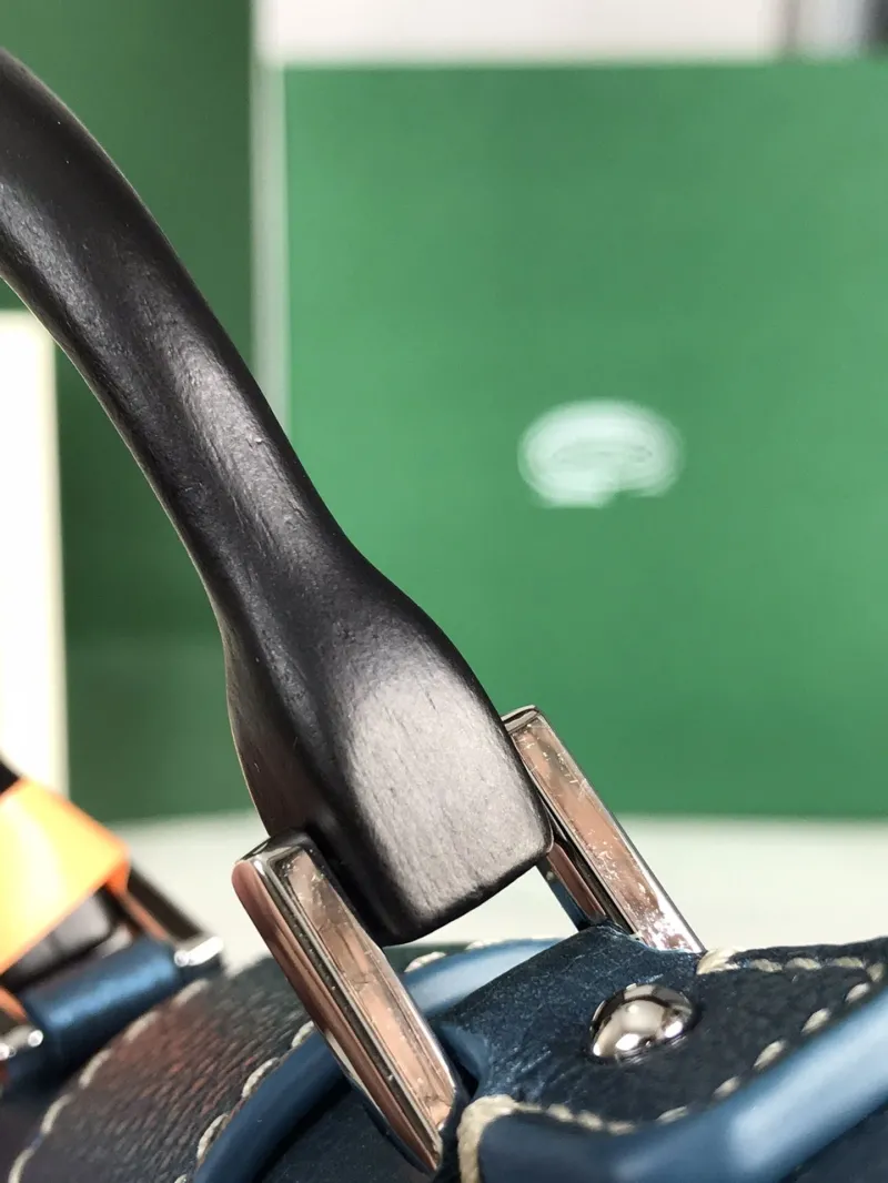 Goyard Blue Mini Top Handle Crossbody Bag - Image 8