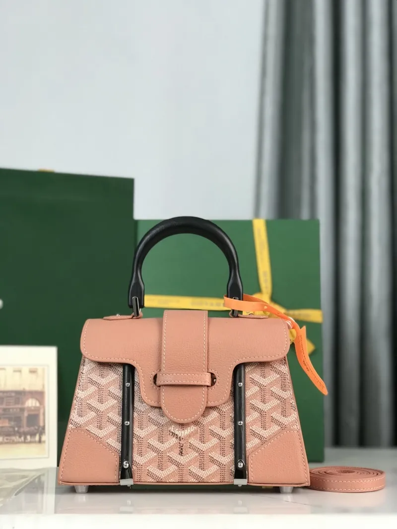 Goyard Pink Top Handle Bag 188