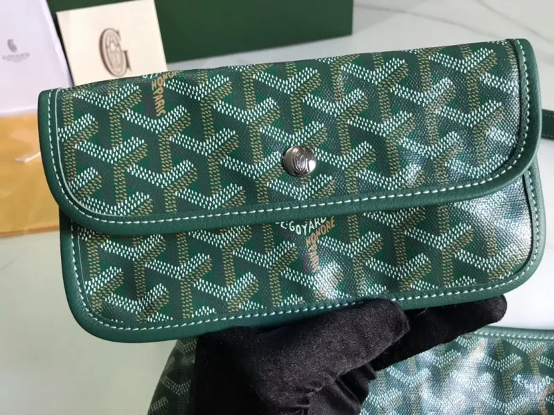 Goyard Green Hobo Shoulder Bag - Image 6