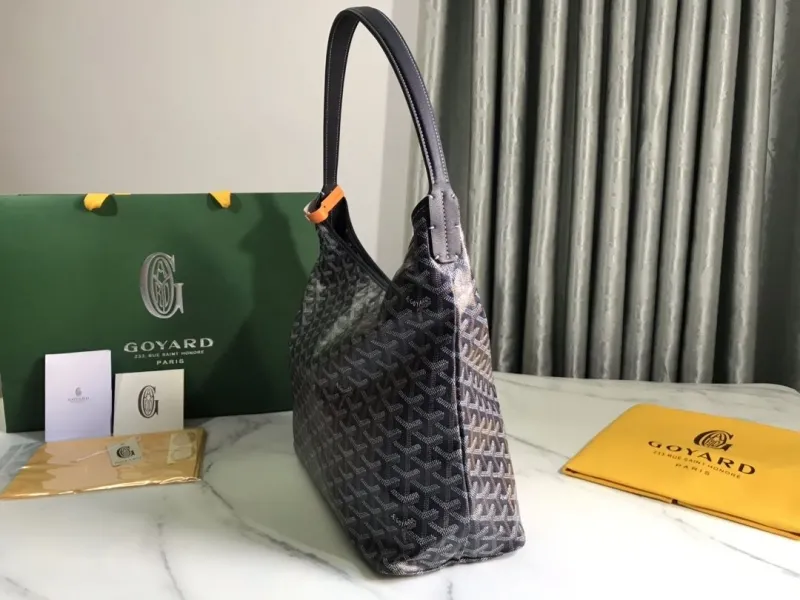 Alternative view of Goyard Dark Gray Hobo Shoulder Bag 194