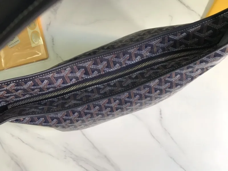 Goyard Dark Gray Hobo Shoulder Bag 194 - Image 6
