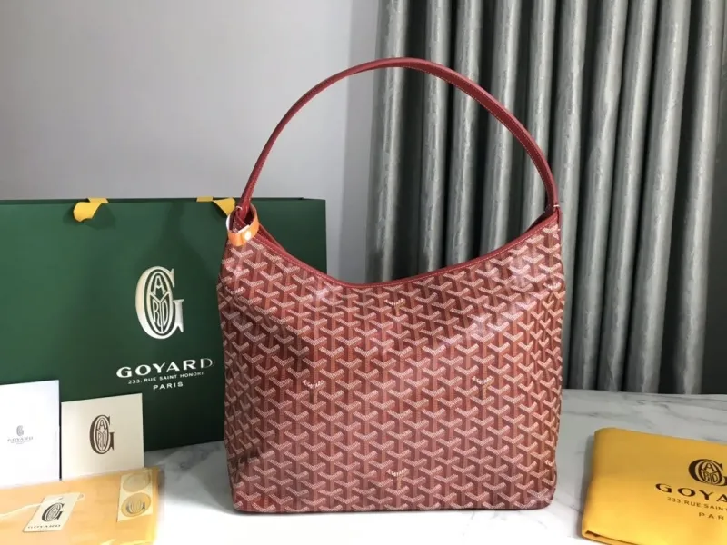 Goyard Red Hobo Shoulder Bag