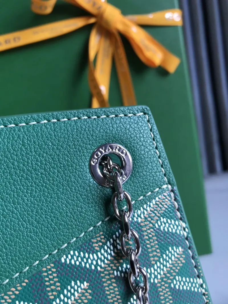 Goyard Green Top Handle Bag 214 - Image 8