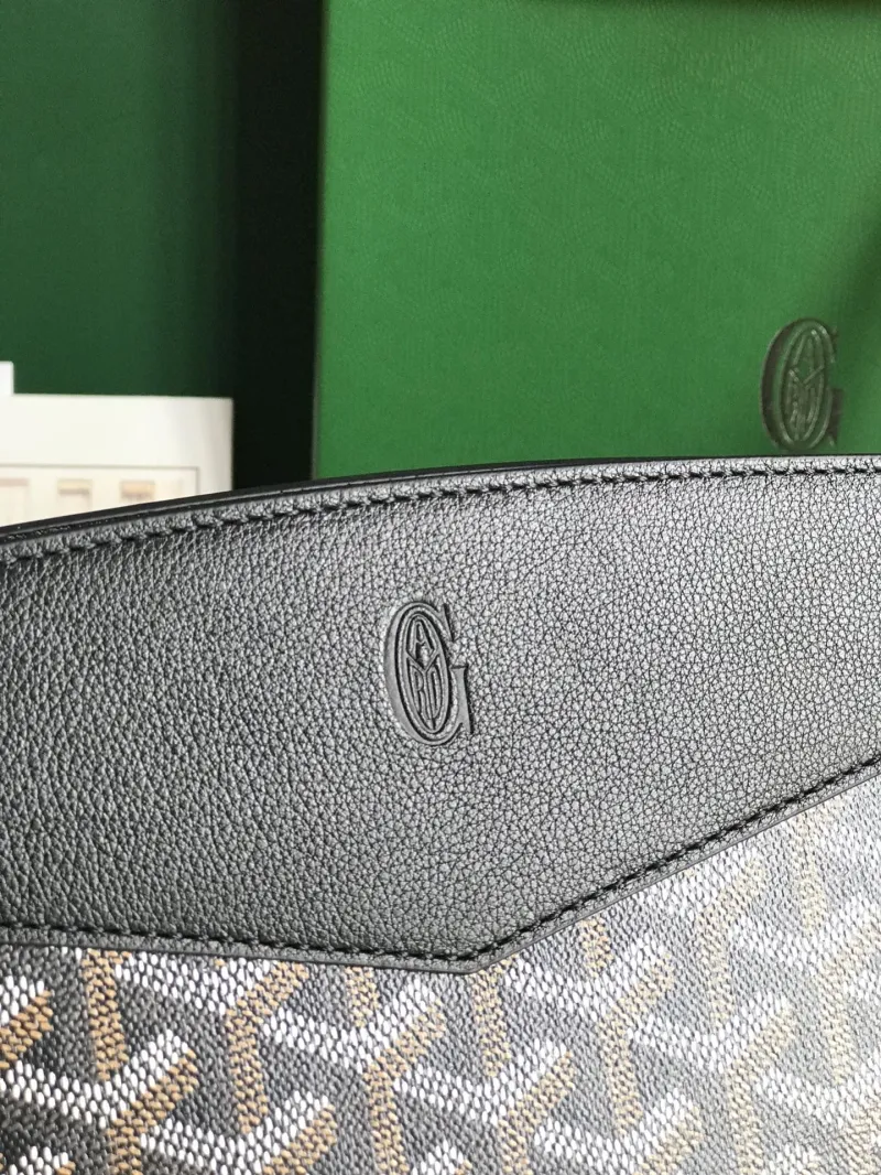 Goyard Black Top Handle Chain Shoulder Bag 215 - Image 5