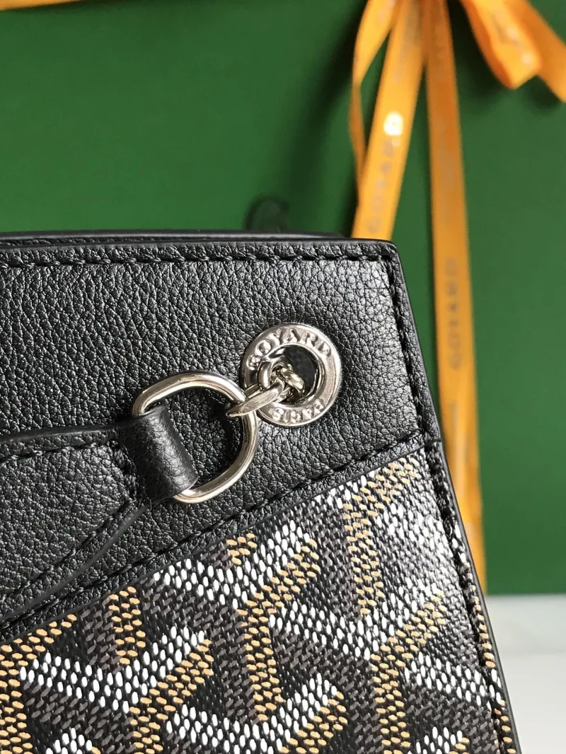 Goyard Black Top Handle Chain Shoulder Bag 215 - Image 6