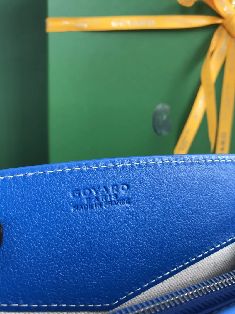 Goyard Blue Top Handle Chain Bag 224 - Image 8