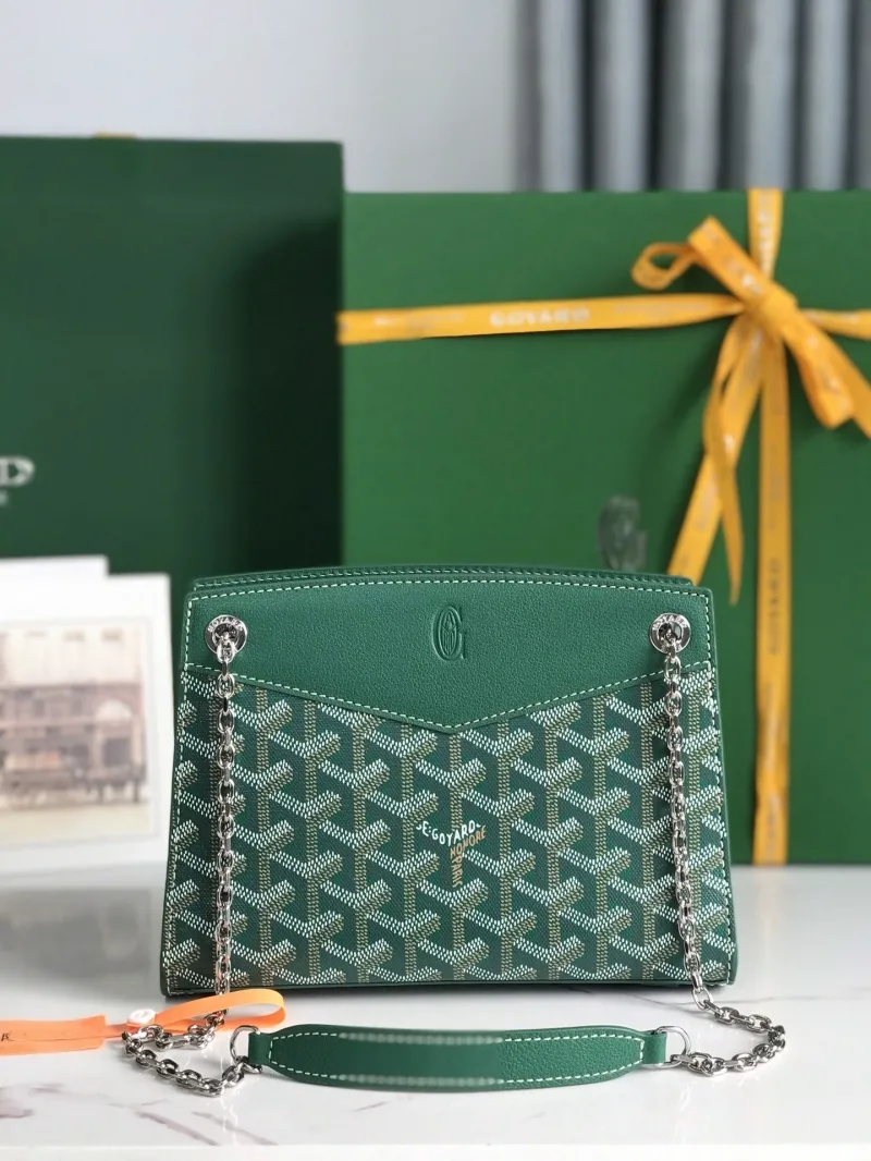 Alternative view of Goyard Green Top Handle Bag 225