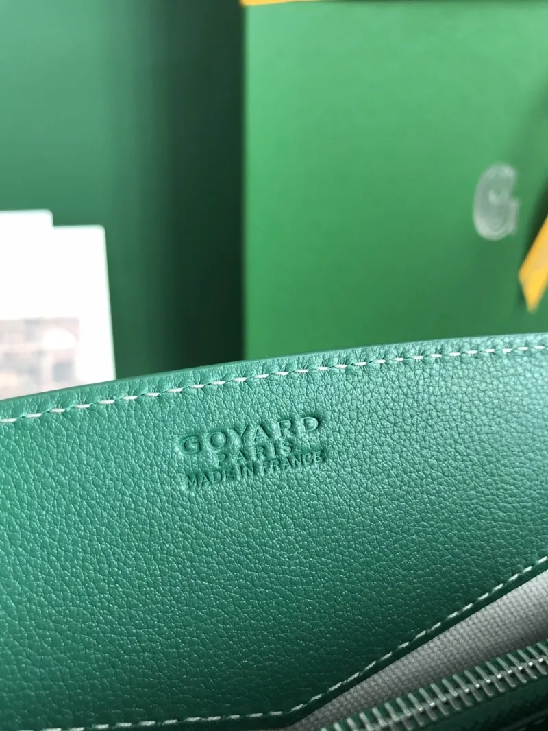 Goyard Green Top Handle Bag 225 - Image 7