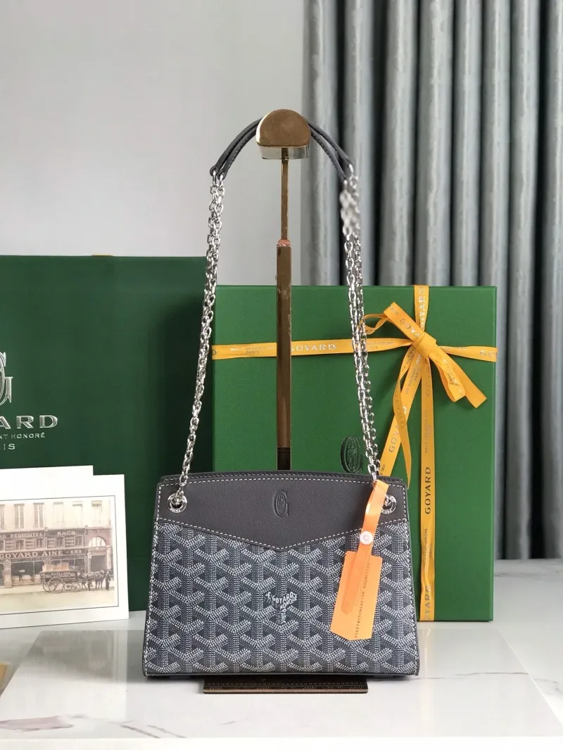 Goyard Gray Chain Shoulder Bag 226