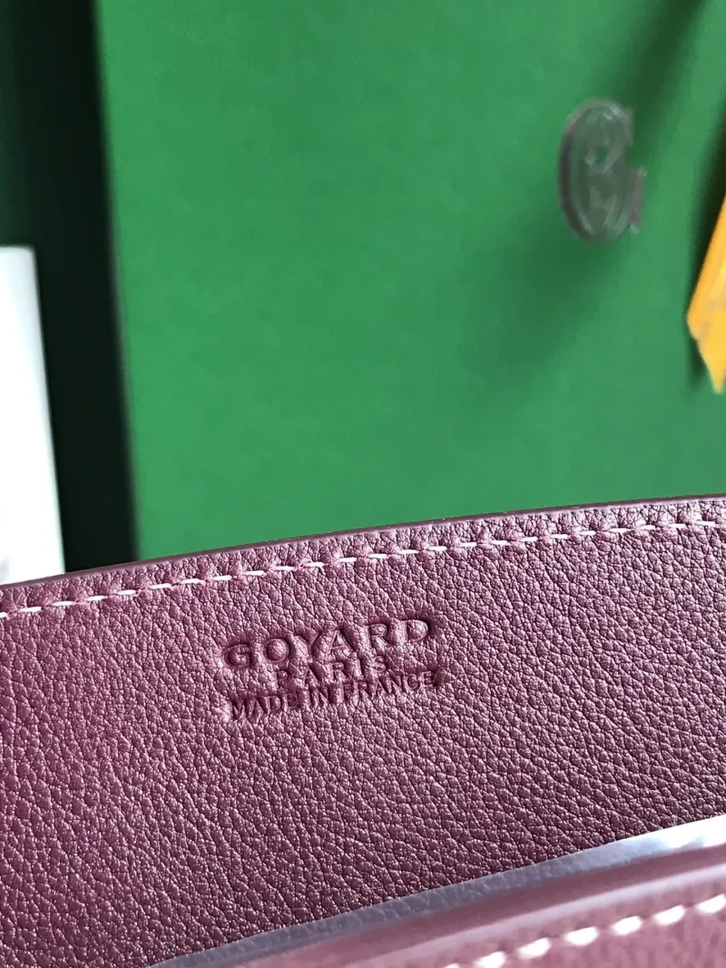 Goyard Burgundy Chain Shoulder Bag - Image 8