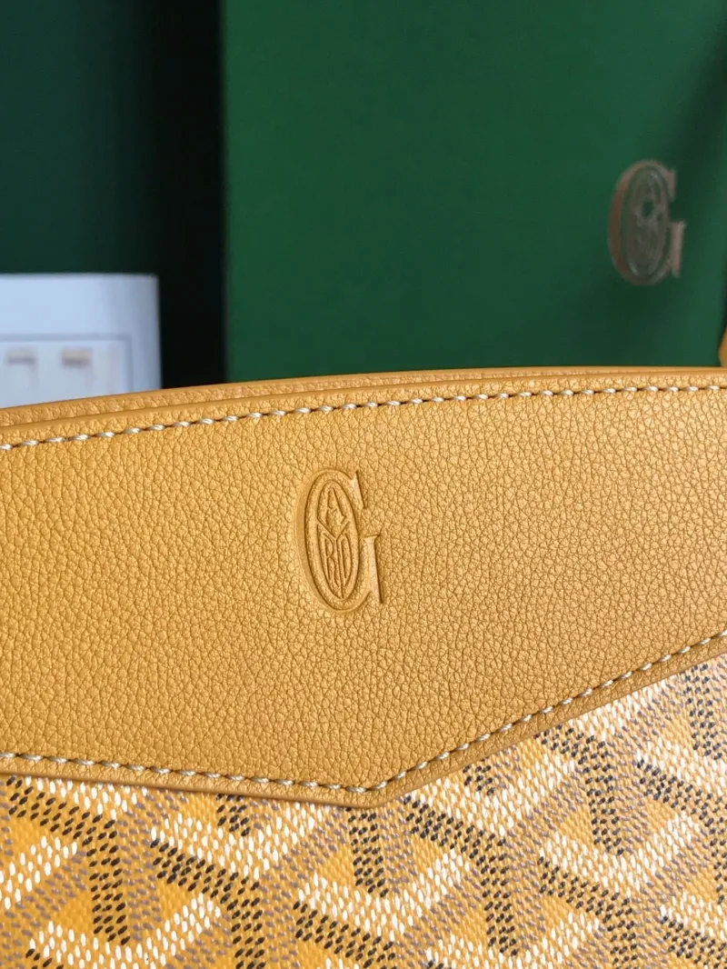 Goyard Yellow Top Handle Chain Shoulder Bag 229 - Image 5