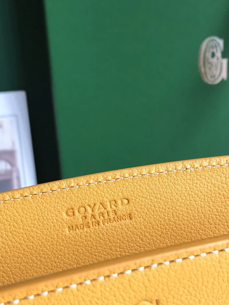 Goyard Yellow Top Handle Chain Shoulder Bag 229 - Image 7