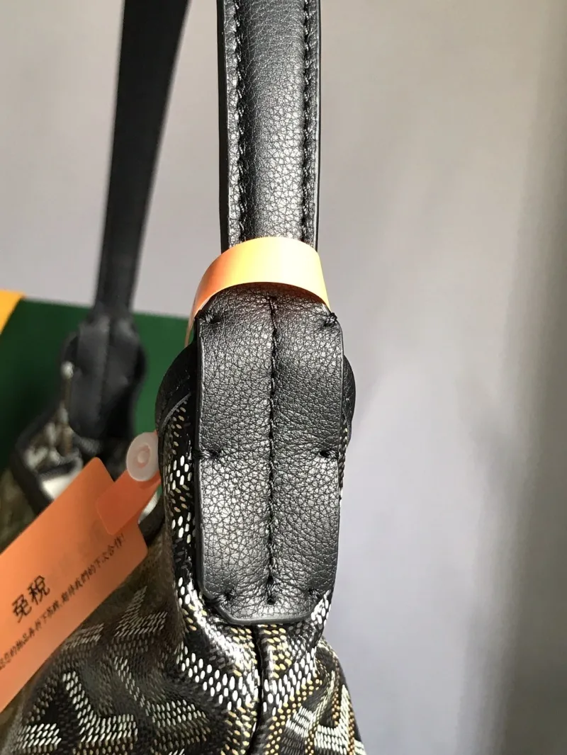 Goyard Black Hobo Shoulder Bag 234 - Image 6