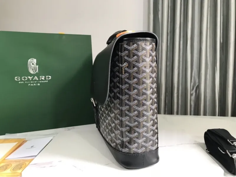 Alternative view of Goyard Black Top Handle Briefcase 242
