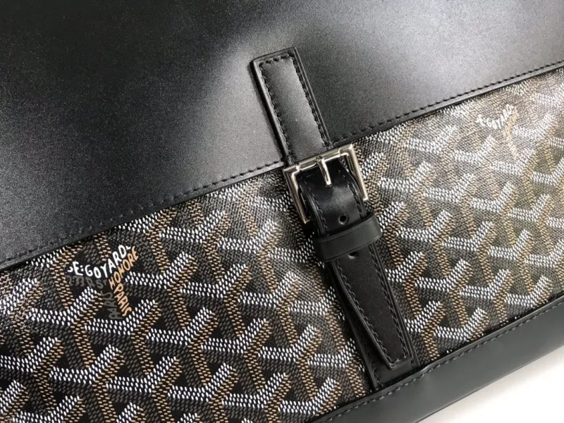 Goyard Black Top Handle Briefcase 242 - Image 5