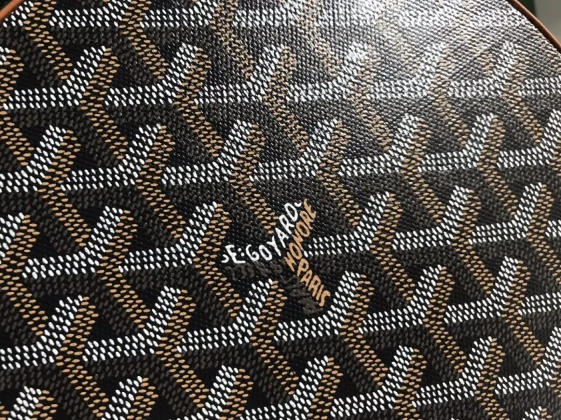 Goyard Black Round Top Handle Bag 251 - Image 6