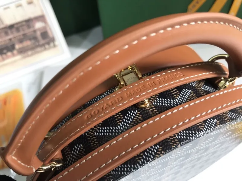Goyard Black Round Top Handle Bag 251 - Image 9