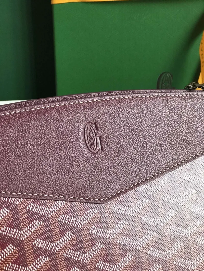 Goyard Burgundy Top Handle Bag 265 - Image 5