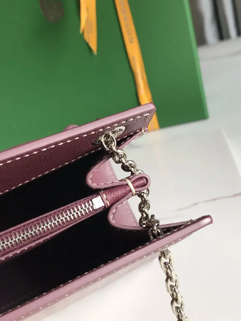 Goyard Burgundy Top Handle Bag 265 - Image 8