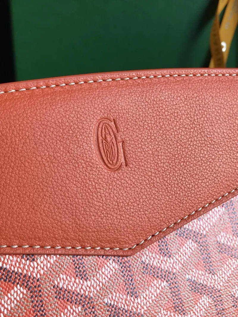 Goyard Orange Top Handle Bag 269 - Image 7