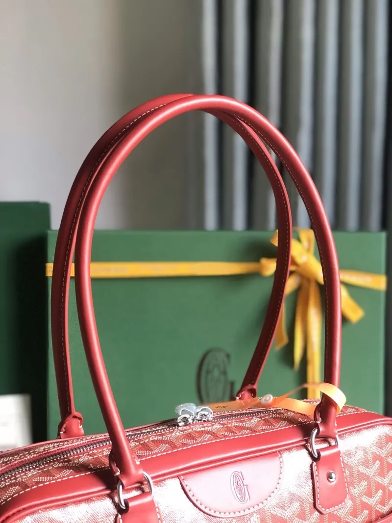 Goyard Red Top Handle Bag 270 - Image 6