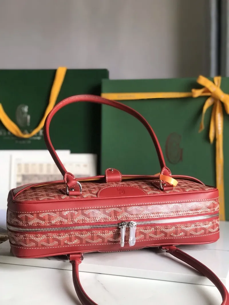 Goyard Red Top Handle Bag 270 - Image 8