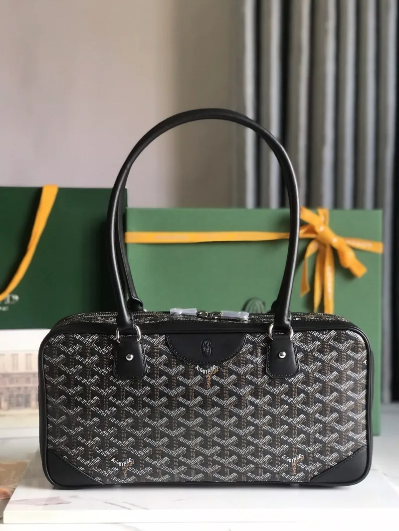 Goyard Black Top Handle Bag 272 - Image 3