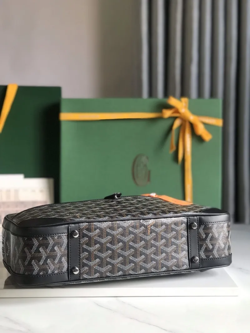 Goyard Black Top Handle Bag 272 - Image 4