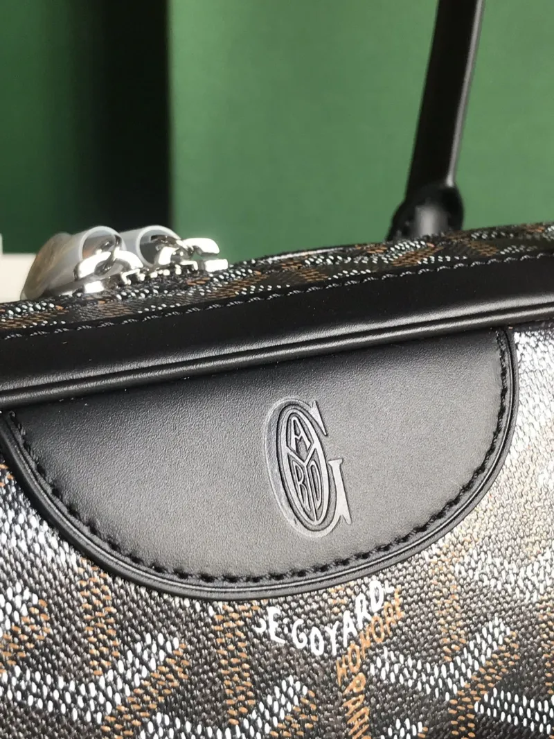 Goyard Black Top Handle Bag 272 - Image 5