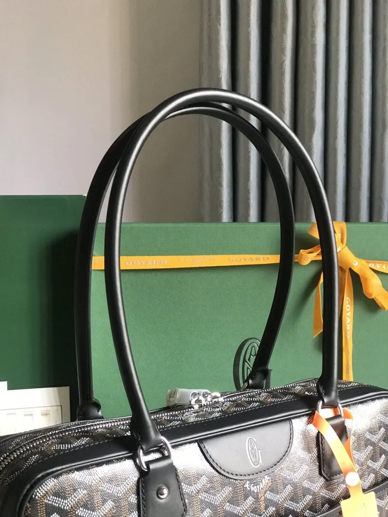 Goyard Black Top Handle Bag 272 - Image 6