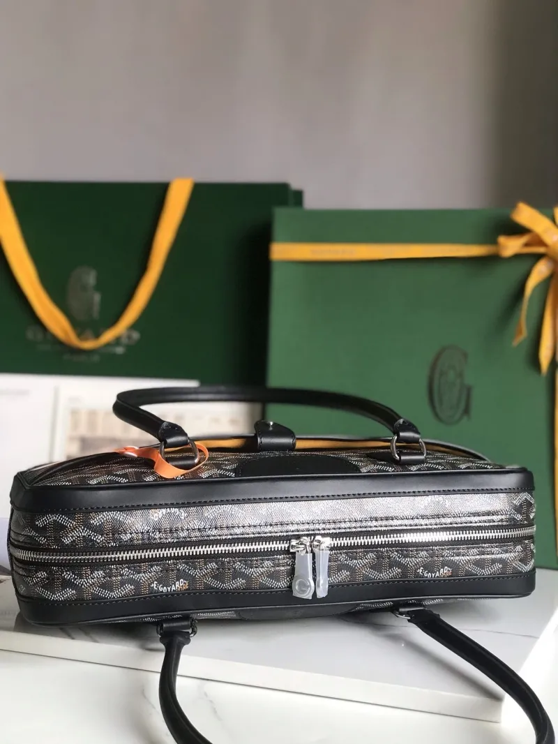 Goyard Black Top Handle Bag 272 - Image 7