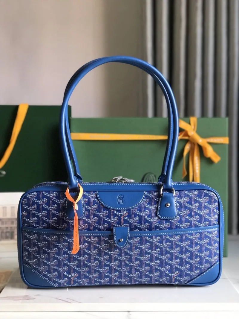 Goyard Blue Top Handle Shoulder Bag 274