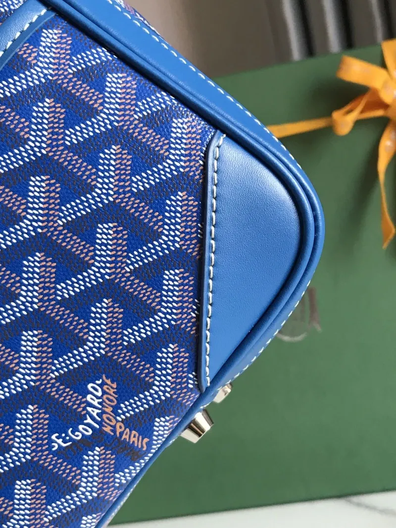 Goyard Blue Top Handle Shoulder Bag 274 - Image 6