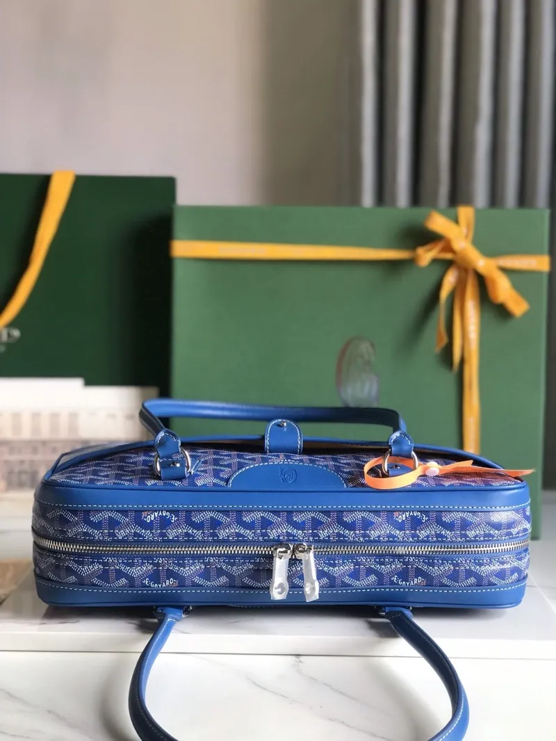 Goyard Blue Top Handle Shoulder Bag 274 - Image 7